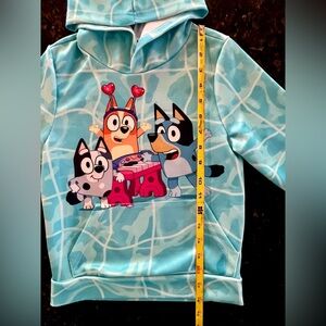 Bluey Bingo Muffin Cartoon Hoodie
Sweatshirt kid size 5